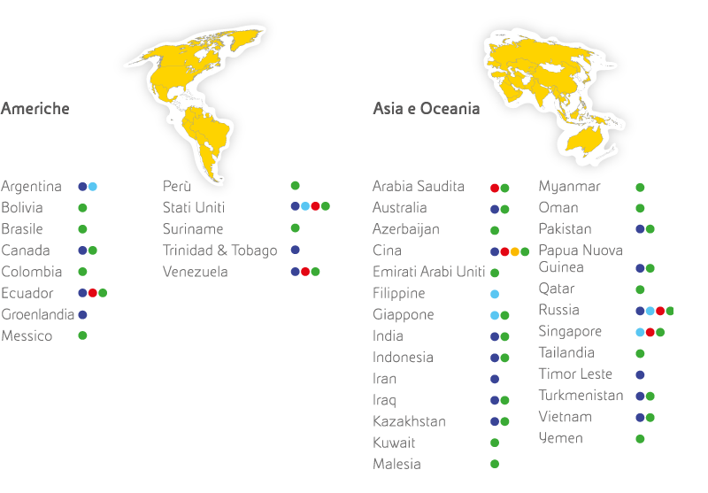 La presenza Eni nel mondo - Africa (Grafico)