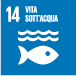 Obiettivi globali per lo sviluppo sostenibile (SDGs) – 14 (icon)