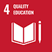 Sustainable Development Goals – goal 04 (icon)