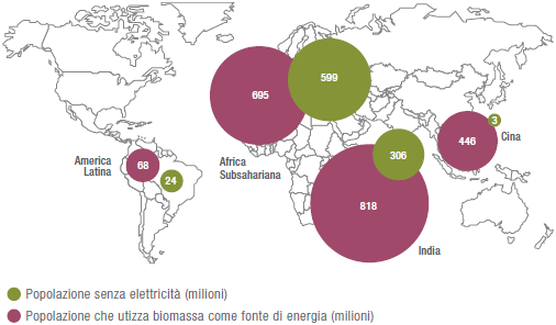 Adattato da IEA, World Energy Outlook 2013. (mappamondo)